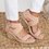 Leopard-Print Stretch-Weave Wedge Heels
