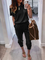 Solid Cotton-Blend Casual One-Pieces
