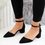 ELEGANT POINTED TOE COURT HEELS CASUAL SANDALS
