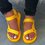 Black Summer Low Heel Sandals