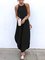 Solid Halter Holiday Maxi Dresses