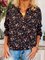 Shirt Collar Casual Tribal Long Sleeve Shirts & Tops