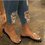 Women Ankle Strap Line-Style Buckle Rivet Sandals