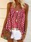 Round Neck Polka Dots Sleeveless Holiday Shirts & Tops