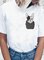 Casual Short Sleeve Bulldog Modal T-Shirts & Tops