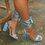 Women Chunky Heel Casual Lace-Up Fall Eva Sandals
