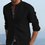 Casual Paneled Crew Neck Shirts & Tops