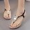 Clip-toed owl rhinestone button sandals