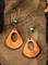 Vintage Wooden Earrings