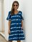 Crew Neck Holiday Short Sleeve Dresses