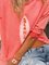 Pink Casual Patchwork Shirts & Tops