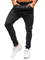 Solid Pockets Casual Pants