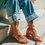 Pi Clue Daily Suede Block Heel Sandals