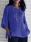 Ramie Crew Neck Shirts & Tops