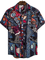 Printed Casual Short Sleeve Linen Shirts & Tops