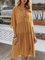 Yellow Casual Linen Dresses