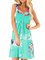 Women Summer Buttoned Floral Dresses