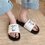 Women Slide All Season Pvc Casual Slippers