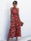 Floral Printed Boho Holiday Maxi Dress