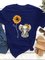 Round Neck Cotton-Blend Short Sleeve Shirts & Tops