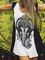 Animal Crew Neck Cotton-Blend Short Sleeve Dresses