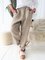 Cotton Simple Comfort Side Pockets Pants