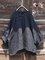 Plus Size Casual Long Sleeve Plain Stand Collar Shirts & Tops