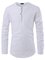 Paneled V Neck Long Sleeve Cotton-Blend Shirts & Tops