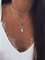 Bohemian Multilayer Clavicle Chain Turquoise Moon Necklace