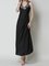 Women Solid Spaghetti Sleepwear Sleeveless Pajamas Maxi Dress