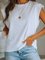 Short Sleeve Plain Casual Shirts & Tops