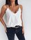 Lace Paneled Spaghetti-Strap Shirts & Tops
