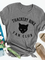 Printed Crew Neck Short Sleeve Casual Shirts & Tops