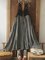 Sleeveless Vintage Plaid Plus Size Casual Dresses