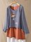 Simple Round Neck Casual Long Sleeve Tops