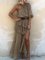 Gray Polka Dots Casual Dresses