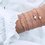 Women Fashion Casual As Picture Alloy Sweet Jewelry Vintage Bracelets Chains