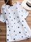 White Short Sleeve Round Neck Shirts & Tops