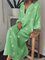 V Neck Cotton Long Sleeve Floral Maxi Dresses