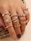 Women A Set Aluminum Alloy Rings