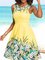 Floral Sleeveless Mini Dress Women Summer Dresses
