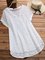 Solid Casual Short Sleeve Shirts & Tops