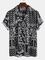 As Picture Cotton Boho Printed Shirts & Tops