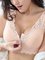 Front buckle cup steel ring full zip thin section receiving front breast buckle Underwear