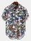 As Picture Cotton Printed Boho Shirts & Tops
