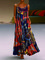 Cotton-Blend Casual Dresses