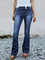 Denim Casual Solid Shirts & Tops