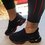 Women Rivet Lace-Up Low-Cut Upper Sneakers