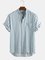 Men's Red Printed Casual Striped Shirts