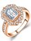 Women Fashion Rhinestone Alloy Ring
